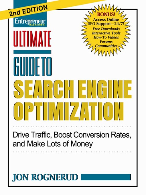 Title details for Ultimate Guide to Search Engine Optimization by Jon Rognerud - Wait list